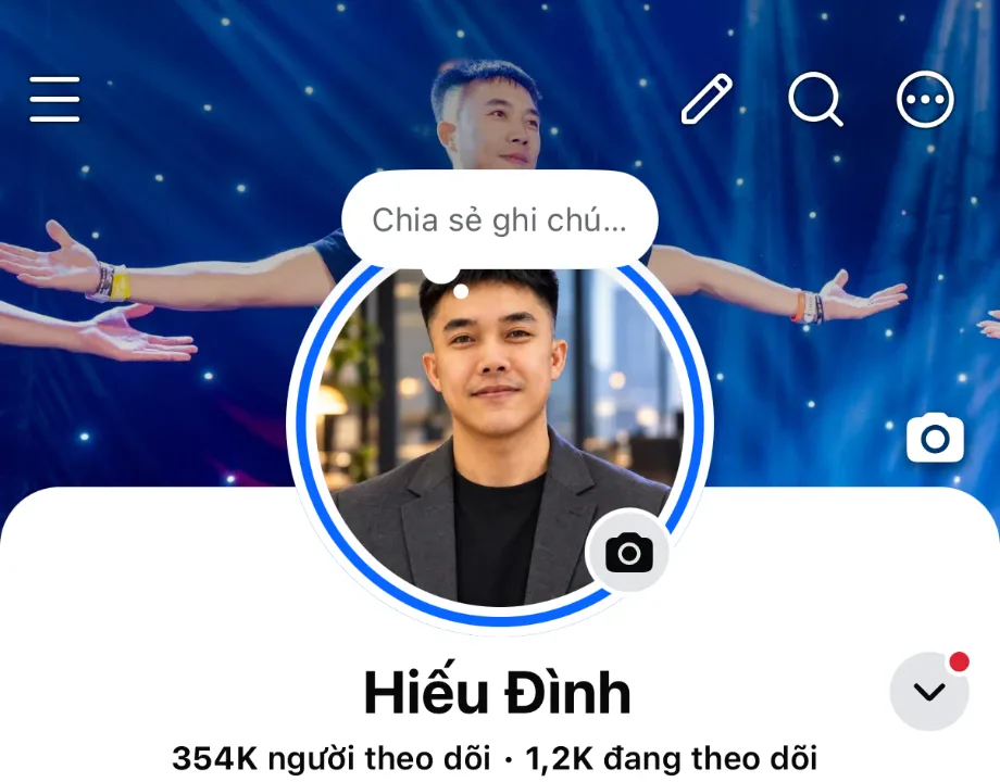 Trang Facebook cá nhân Hiếu Đình