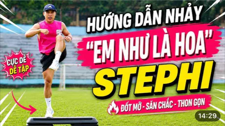 Video hướng dẫn nhảy StepHi trên kênh YouTube Hiếu Đình GroupX